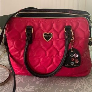 Betsy Johnson tote bag. 5 compartment.